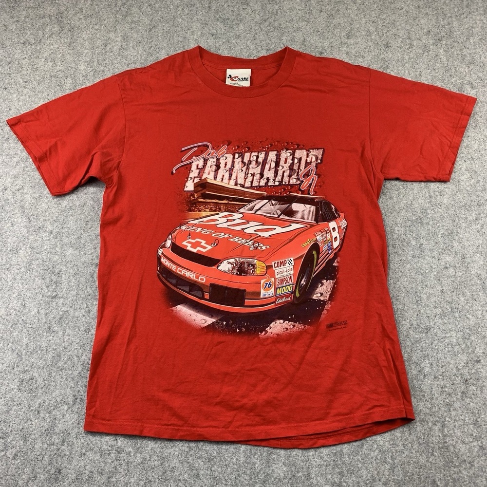 Chase Authentics NASCAR Dale Earnhardt Jr. Red T-Shirt Men's Size Large USA